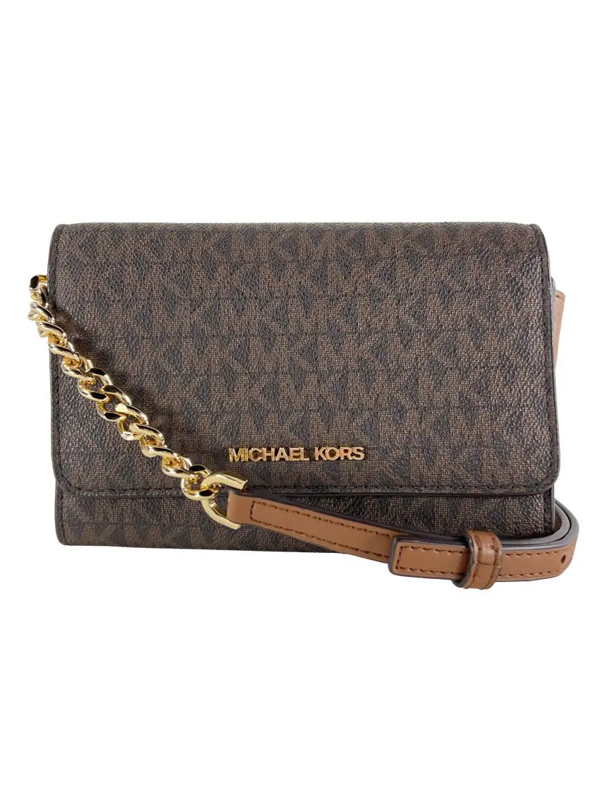 Bolsa Tiracolo Michael Michael Kors Jet Set Travel Logo Smartphone