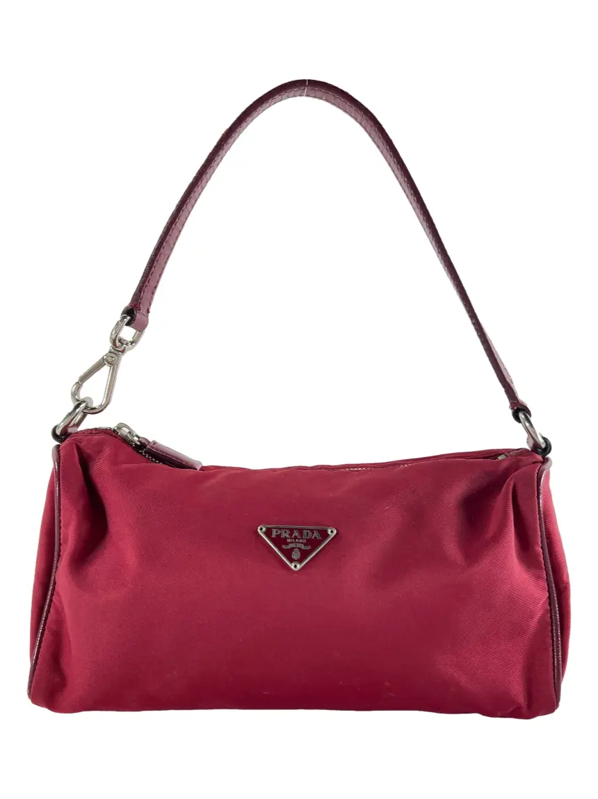 Bolsa Tiracolo Prada Nylon Vermelha - OXL27 Original | Etiqueta Única