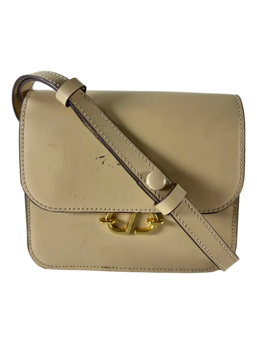 Bolsa Tiracolo Schutz Flap Logo Bege - OIJ80 Original | Etiqueta Única