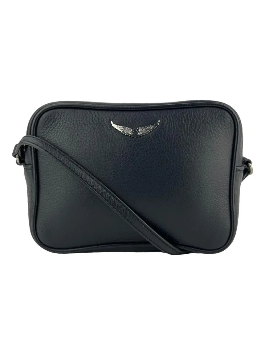 Bolsa Tiracolo Zadig & Voltaire Camera Wings X-small Preta