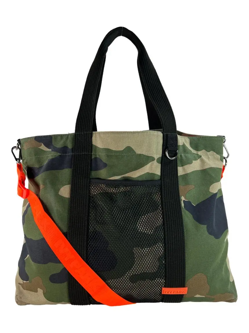 ALWAYTH × Acy ALWACY CAMO 2WAY BAG Bolsa Tote Adidas x Ivy Park 2 em 1 Camuflagem - IRR635 Original