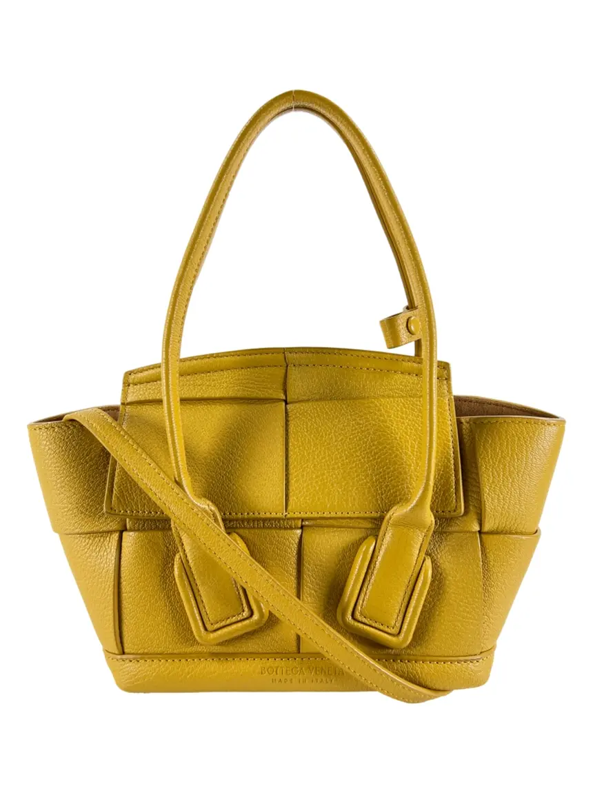 Bolsa Tote Bottega Veneta Arco Mini Bege - CWAV1 Original