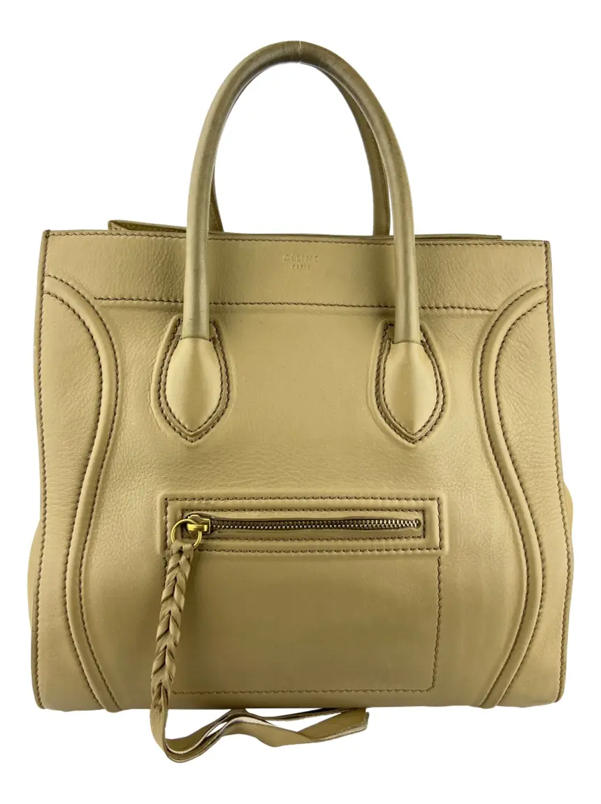 Bolsa Tote Celine Luggage Mini Bege CNSQ1 Original Etiqueta Única