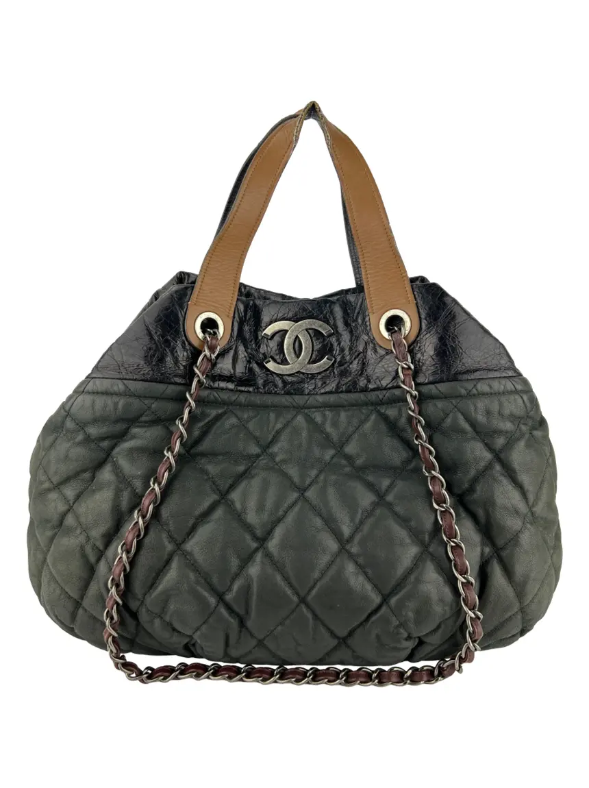 靴/バッグ Chanel bag Bolsa Tote Chanel In-The-Mix Preta - COCF7 Original | Etiqueta Única