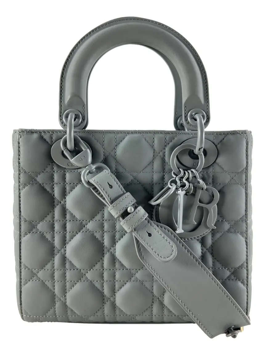 Bolsa Tote Christian Dior Lady Dior My ABCDior Small Cinza - DBJK1