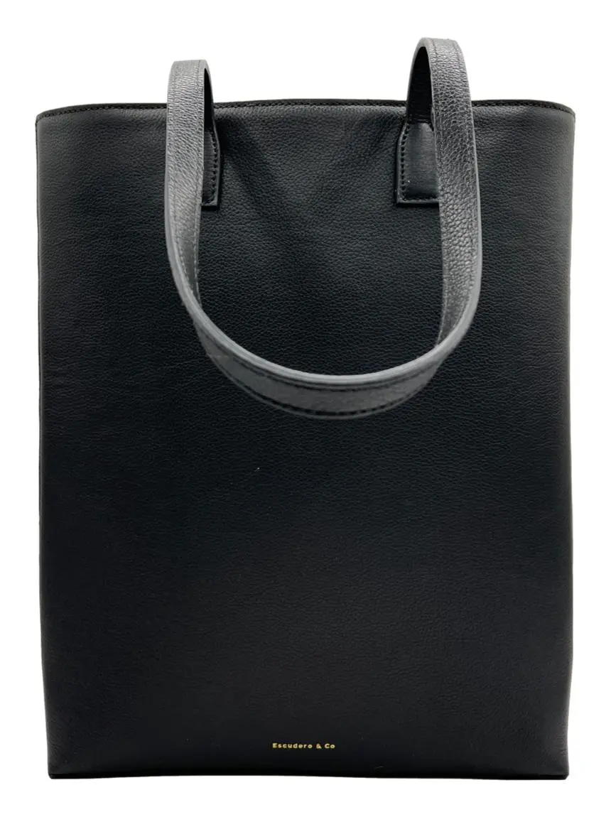 Bolsa Tote Escudero & Co Noah Preta - OXN213 Original | Etiqueta Única
