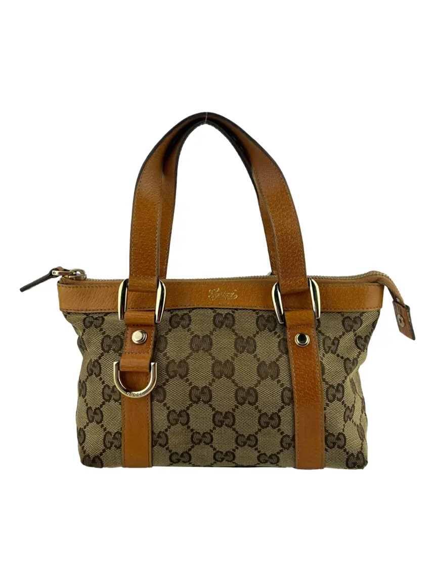 Bolsa Tote Gucci Abbey Monograma Laranja - CLSP8 Original