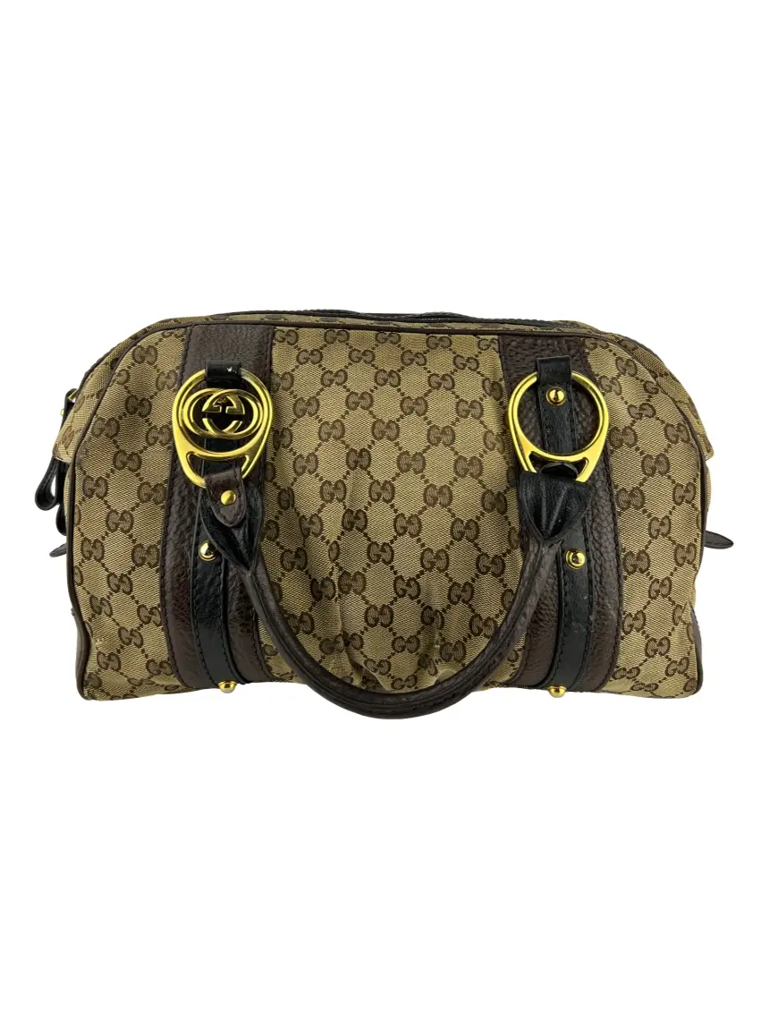 Bolsa Tote Gucci Interlocking Icon Monogram Marrom - VXK40