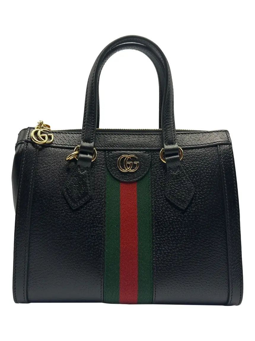 GUCCI バッグ Bolsa Tote Gucci Ophidia Couro Preto - CNLS1 Original | Etiqueta Única