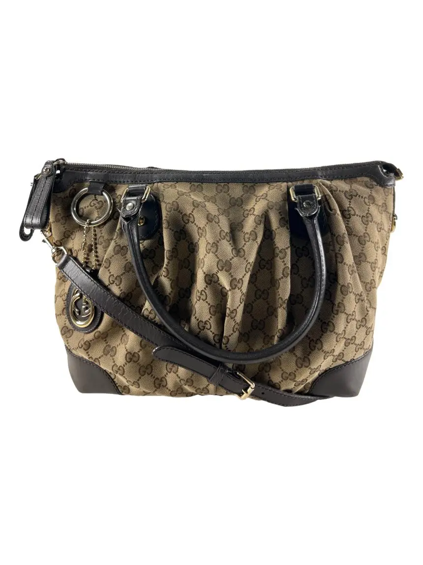 Bolsa Tote Gucci Sukey GG Canvas Monograma - DFXA2 Original