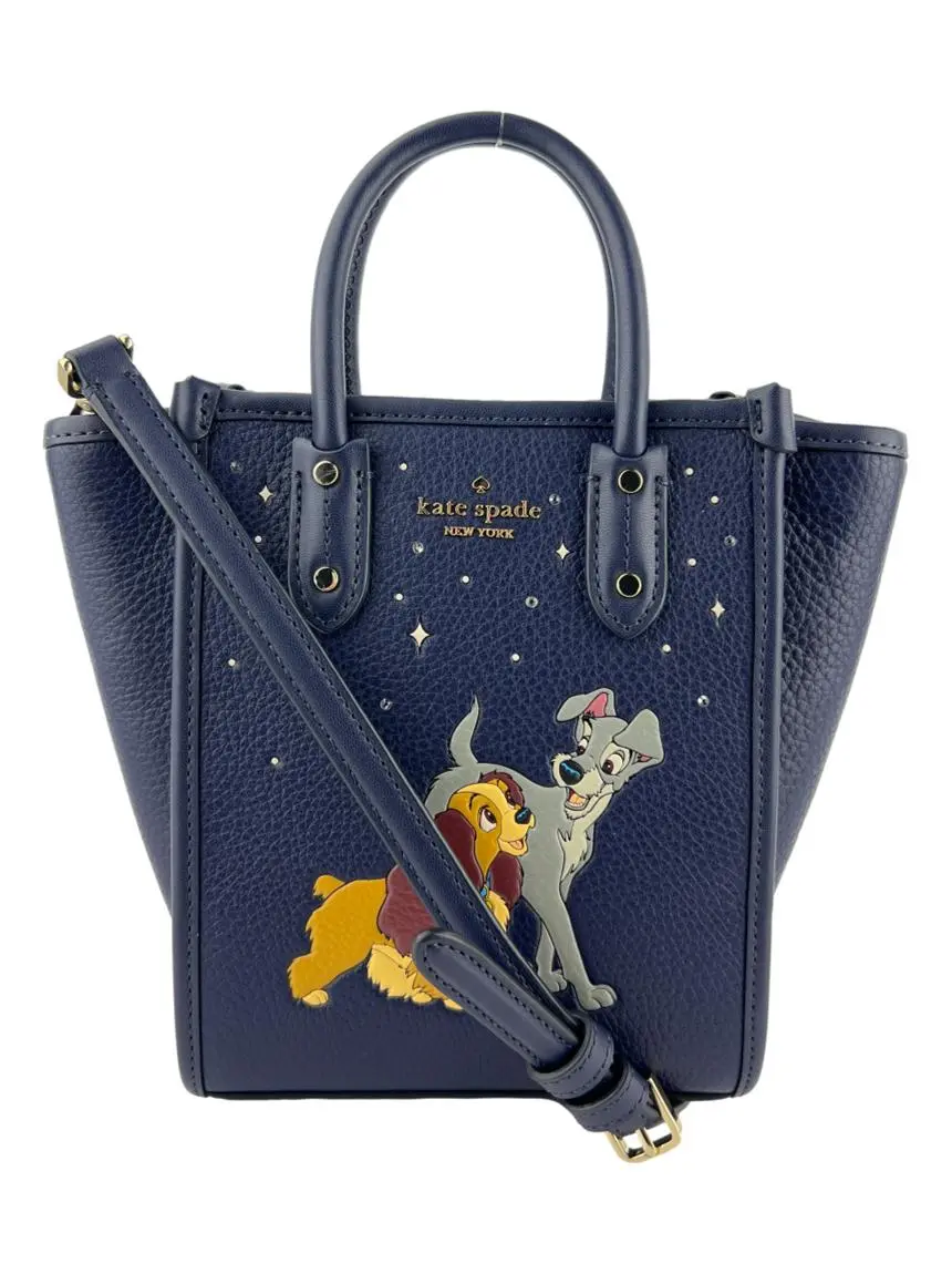 Bolsa Tote Kate Spade X Disney A Dama e o Vagabundo Mini Azul