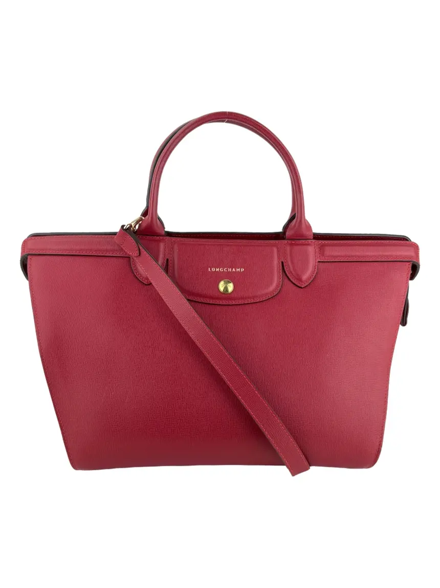 Bolsa Tote Longchamp Le Pliage Heritage Vermelha CKOI10