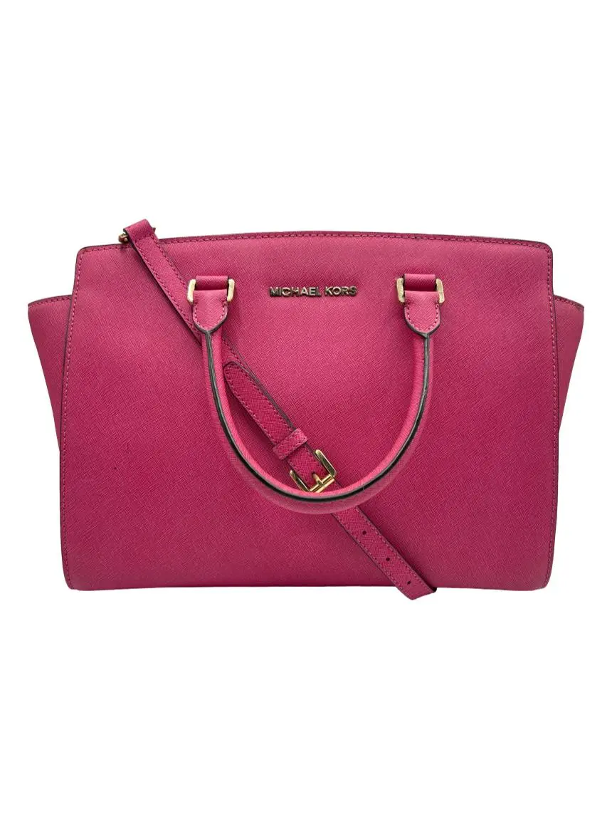 Bolsa Tote Michael Kors Selma Rosa CHHL17 Original Etiqueta Única