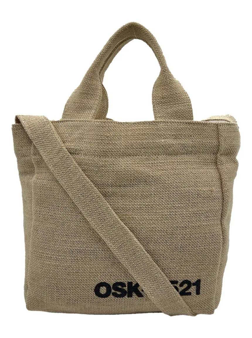 Bolsa Tote Osklen Ecobag Juta Bege - JFY87 Original | Etiqueta Única