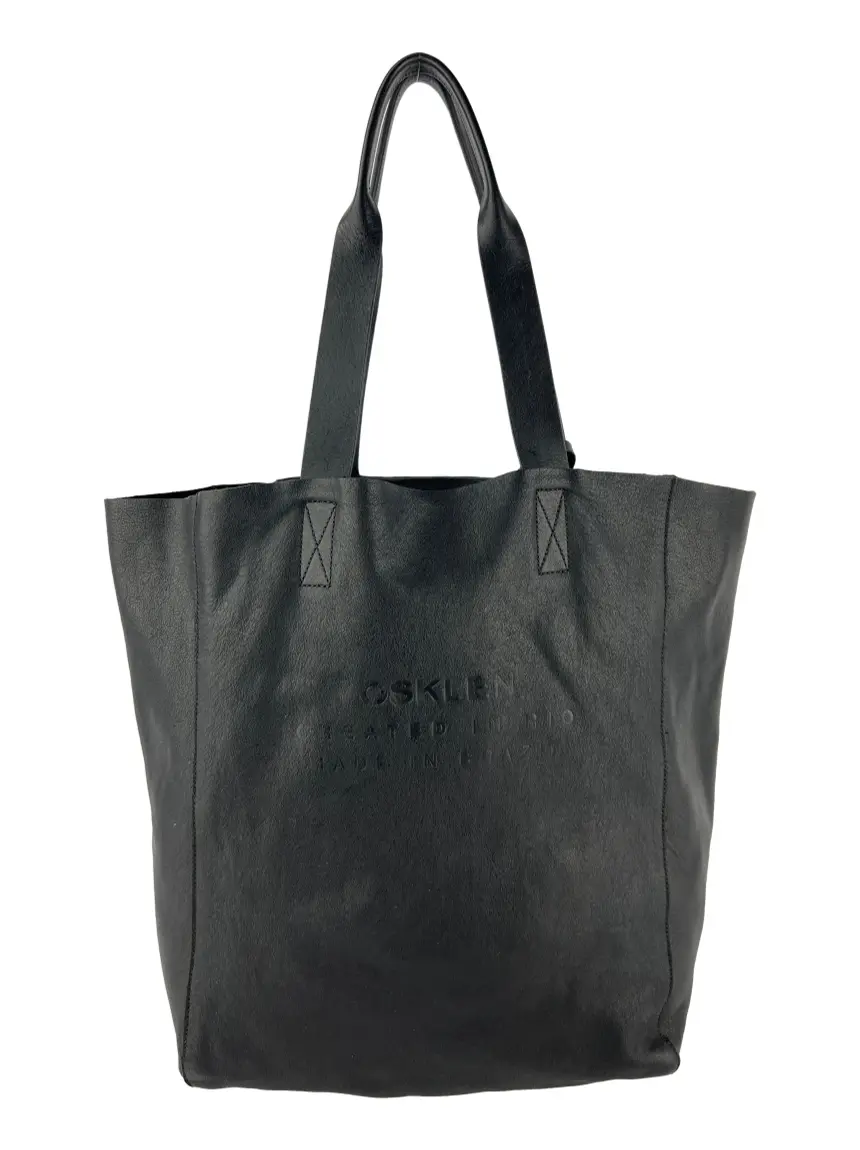 Bolsa Tote Osklen Made in Brazil Preta - JFY85 Original | Etiqueta