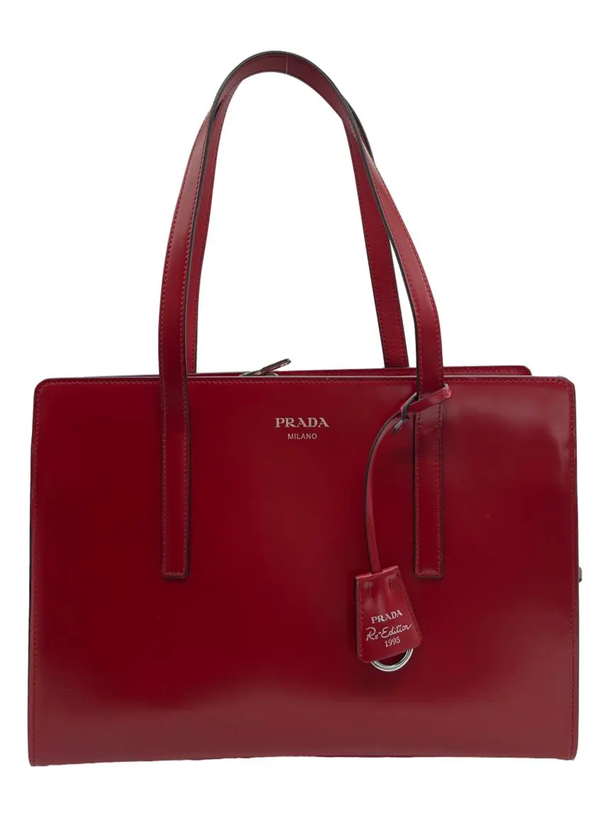Bolsa Tote Prada Re-Edition 1995 Vermelho - HWP188 Original