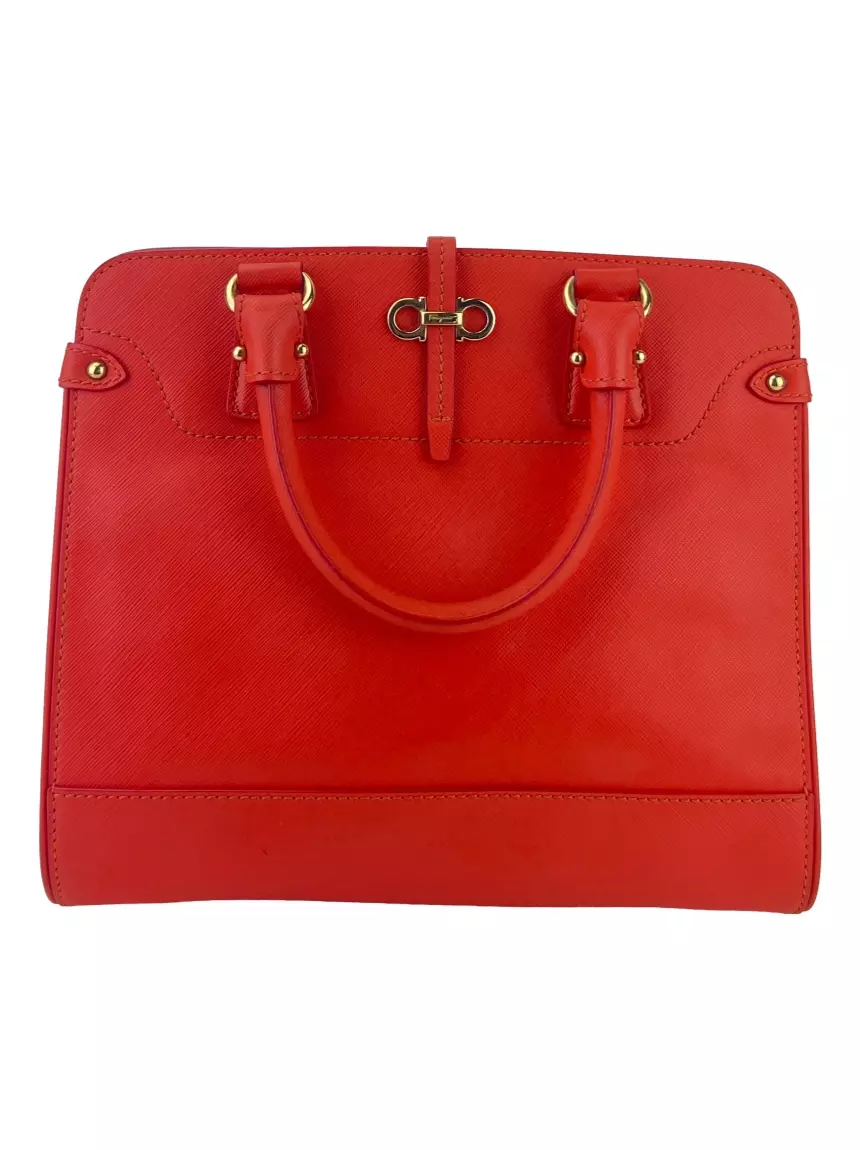 Salvatore ferragamo briana leather shoulder online bag