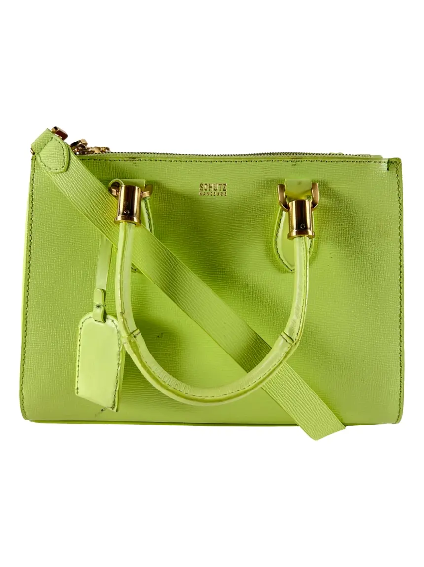 Bolsa Tote Schutz New Lorena Verde - AAAS11 Original | Etiqueta Única