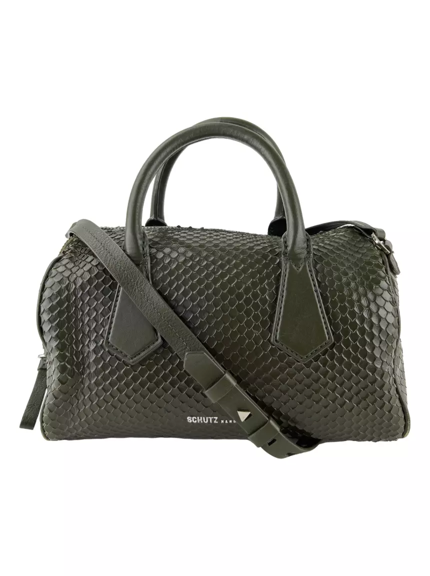 Bolsa Tote Schutz Snake Verde Musgo - BIOD189 Original | Etiqueta