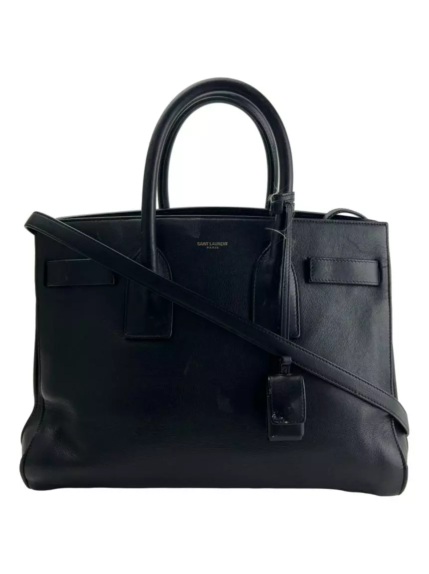 Bolsa Tote Yves Saint Laurent Sac De Jour Preta - ZS80 Original