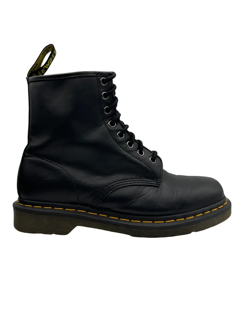 Bota Martens 1460 Pascal Preta CNKC6 Original Etiqueta Única