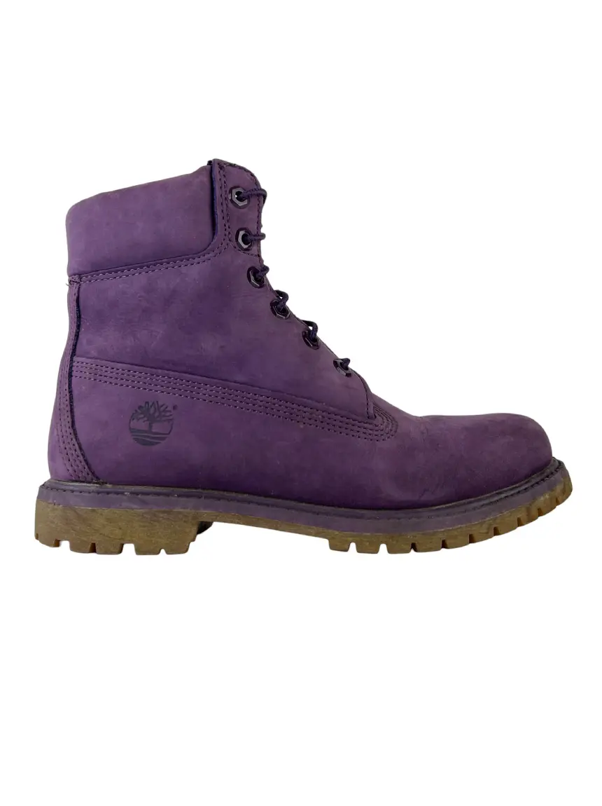 Bota Timberland Camurça Lilás RTZ83 Original Etiqueta Única