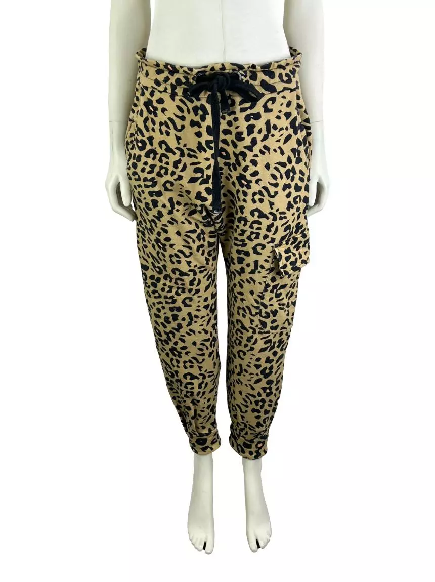 Calça Animale Moletinho Estampa Animal Print CQO156 Original