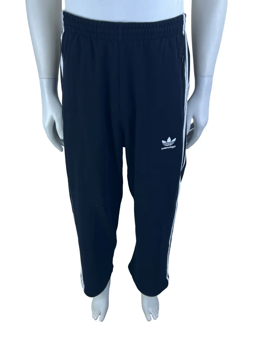 Calça Balenciaga x Adidas 3 Stripes Preta - KOD255 Original