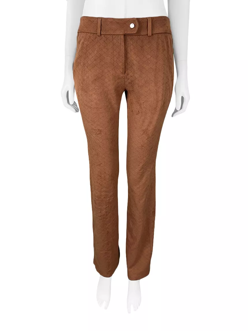 Calça Camurça Laranja RKQ332 Original Etiqueta Única