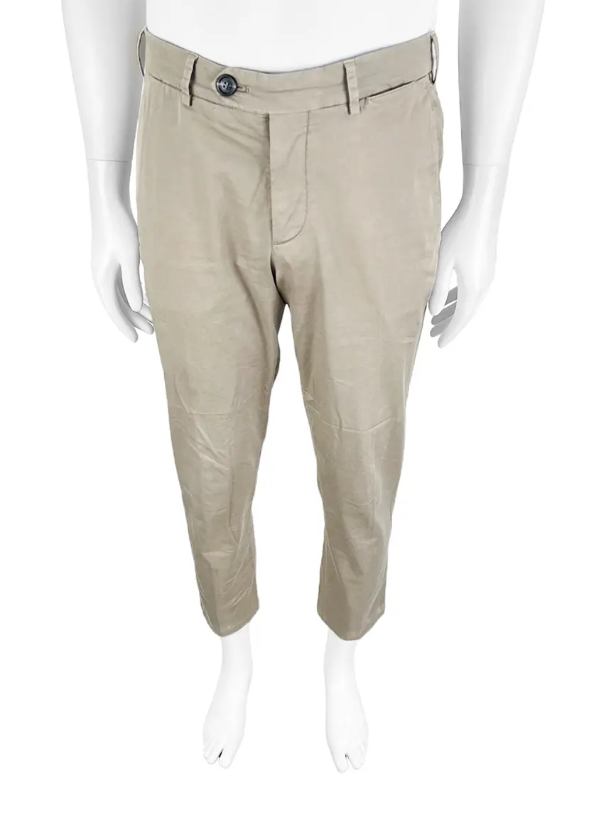 Calça Brunello Cucinelli Tecido Bege - ABKY44 Original | Etiqueta