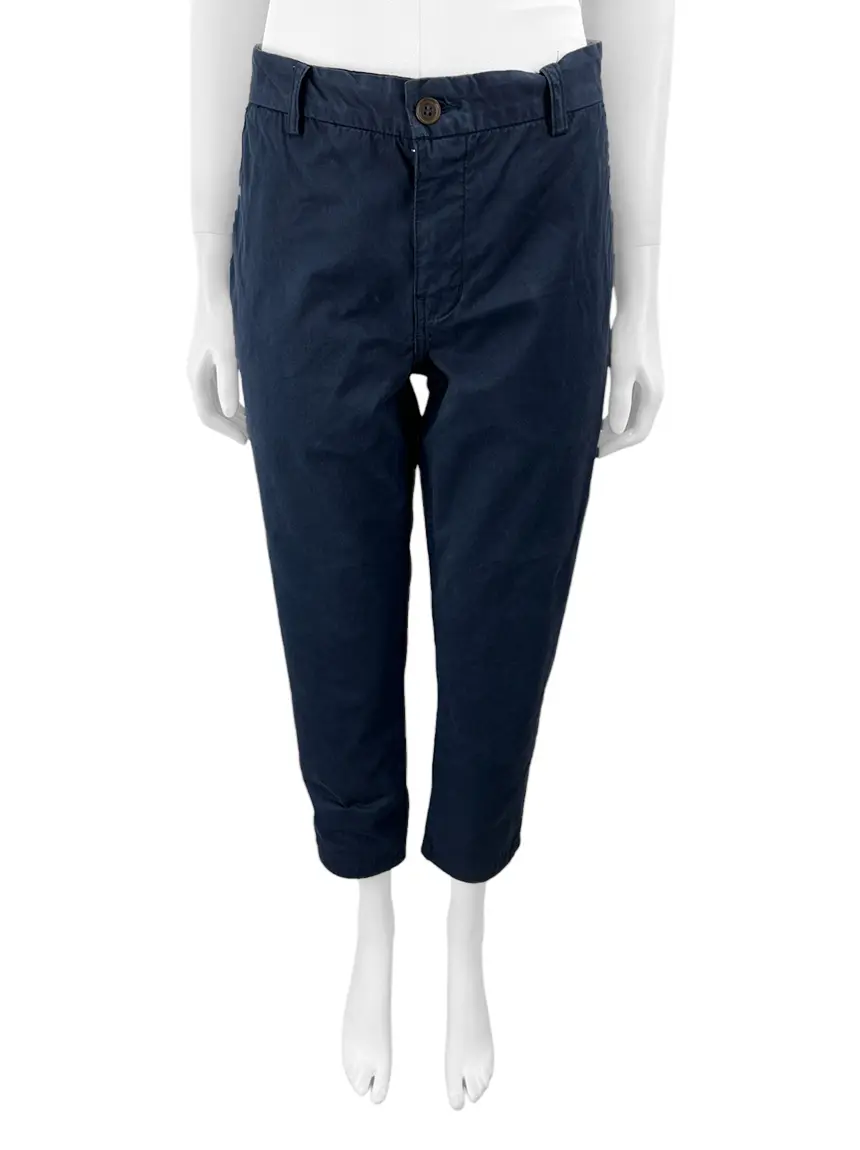 Calça Ellus Tecido Azul Marinho CHUU2 Original Etiqueta Única