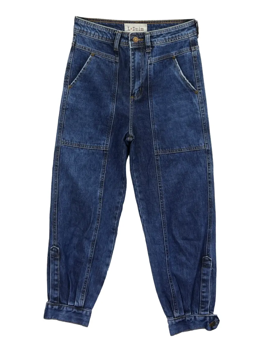 Calça L*Dnim Cenoura Jeans Azul CFHJ75 Original Etiqueta Única