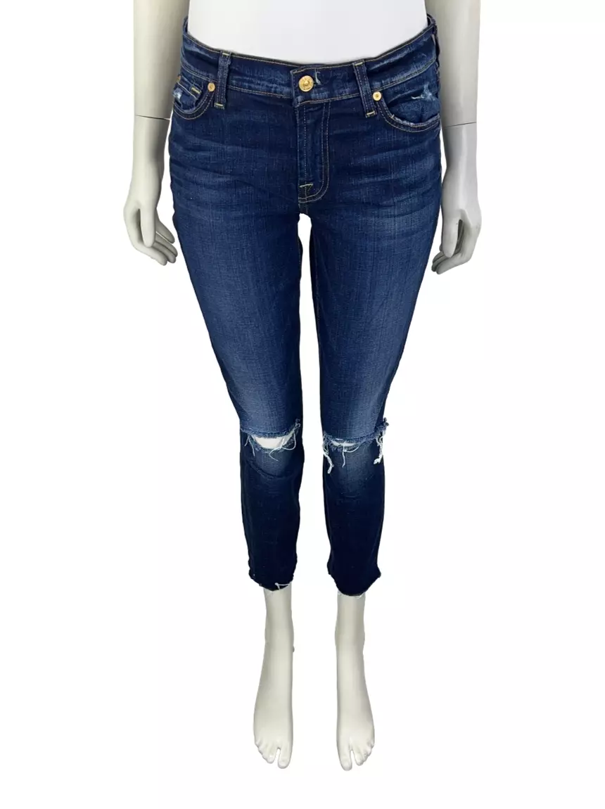 Calça Seven For All Mankind The Ankle Skinny Jeans - TDA547