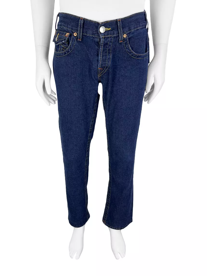 true religion デニム　30インチ Calça True Religion Nathan Jeans Azul - AFKH11 Original | Etiqueta