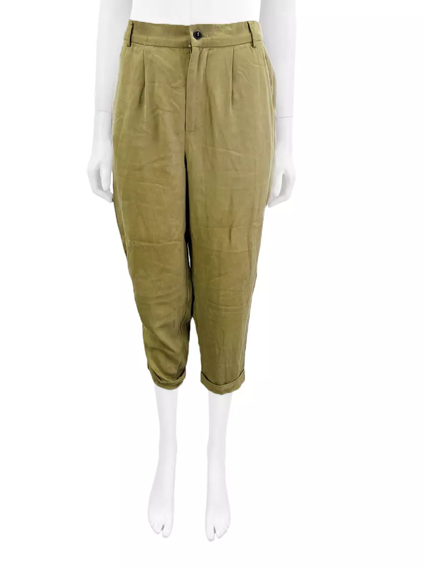 Calça Zara Verde Militar