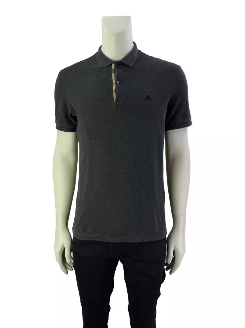 Camisa Burberry Brit Polo Cinza Original - AGKP29 | Etiqueta Única