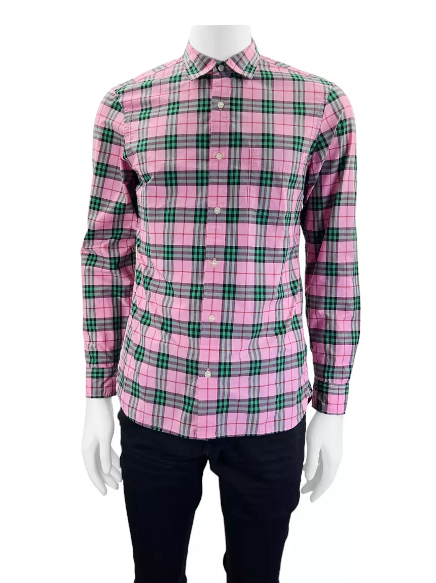 Camiseta burberry clearance xadrez