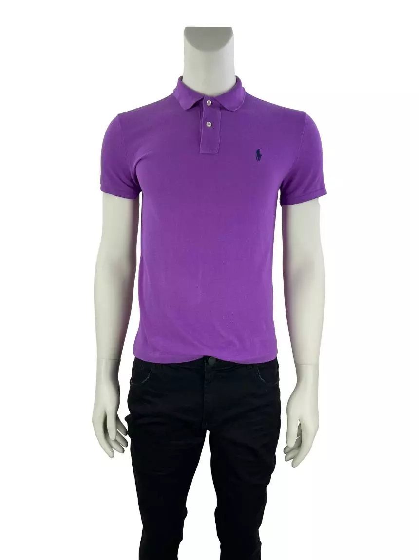 Camisa Polo Polo Ralph Lauren Slim Preta - Compre Agora