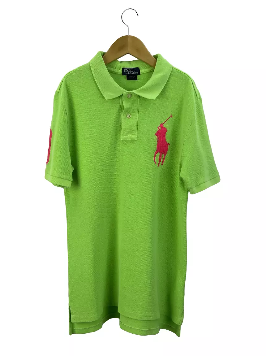 Camisa Polo Ralph Lauren Polo Tecido Verde Limão Original - TNY113 |  Etiqueta Única