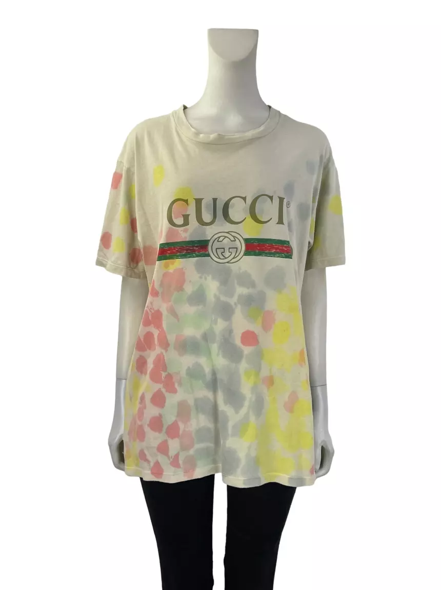 Gucci tie dye fashion shirt