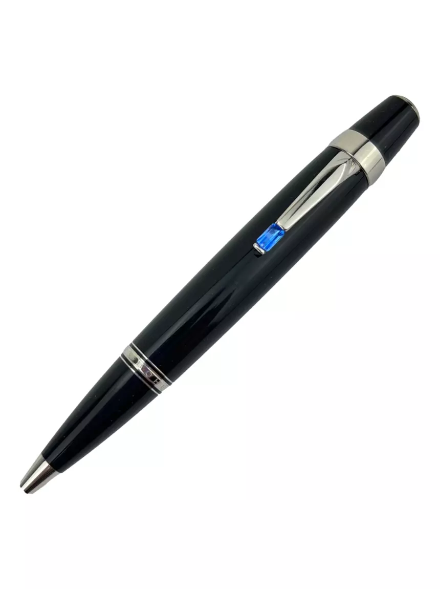 Caneta Montblanc Bohème Bleu Mini Ballpoint Preta - AERM3 Original