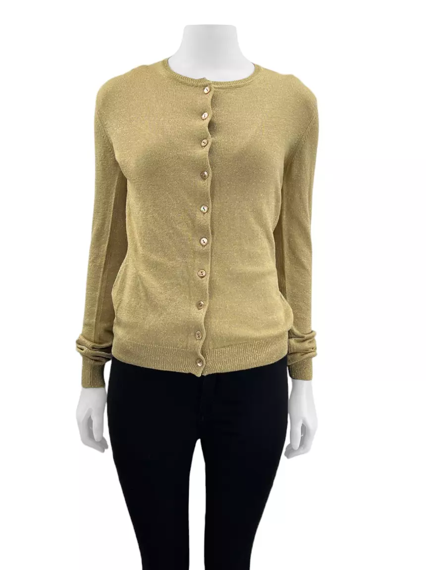 Cardigan Dolce & Gabbana Tricot Dourado - CGZB3 Original