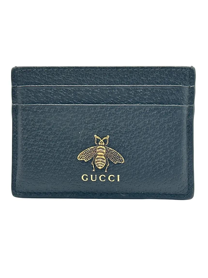 小物 Gucci wallet Carteira Gucci Abelha Preta - CRXR4 Original | Etiqueta Única