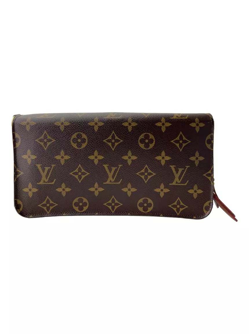 LOUIS VUITTON Insolite Monogram Canvas Organizer Wallet Brown