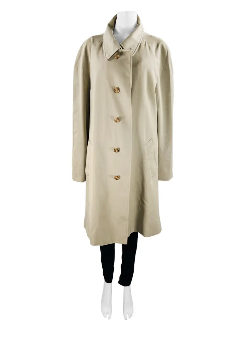 ジャケット・アウター vintage Aquascutum gimmick trench coat Casaco Aquascutum Trench Coat Bege - CDWA118 Original | Etiqueta Única