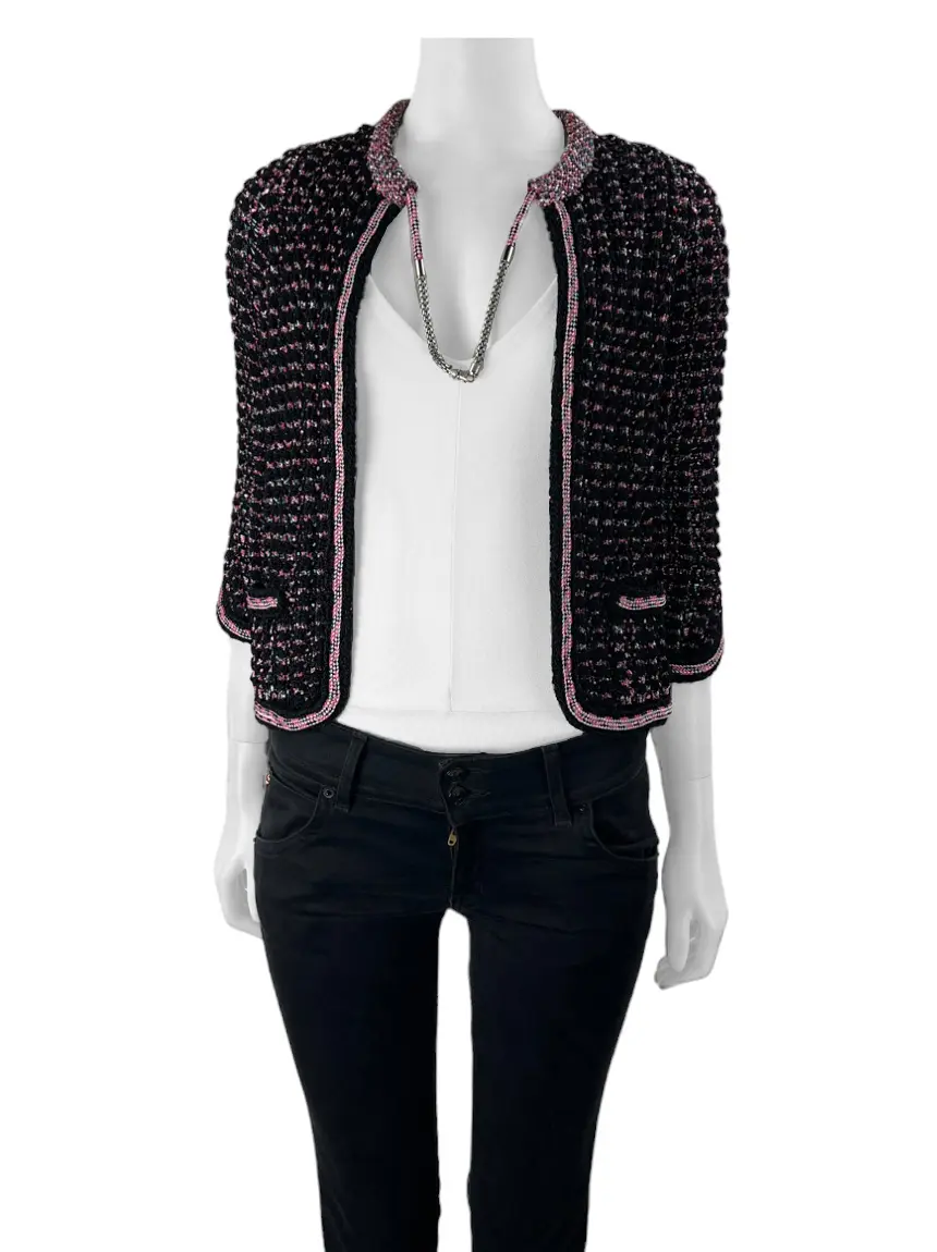 Casaco Chanel Tweed Multicolor - FLX514 Original | Etiqueta Única