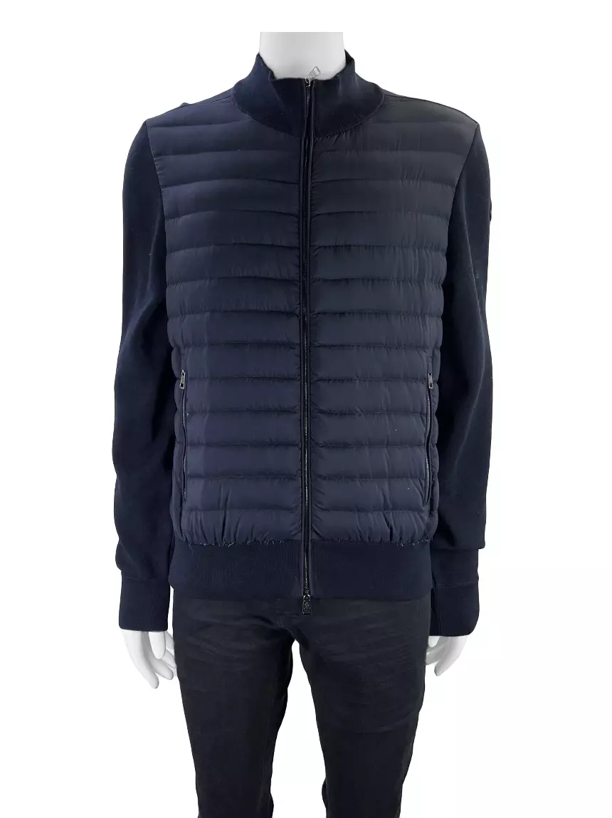Casaco Moncler Cardigan Tricot Preto - JMM78 Original | Etiqueta Única