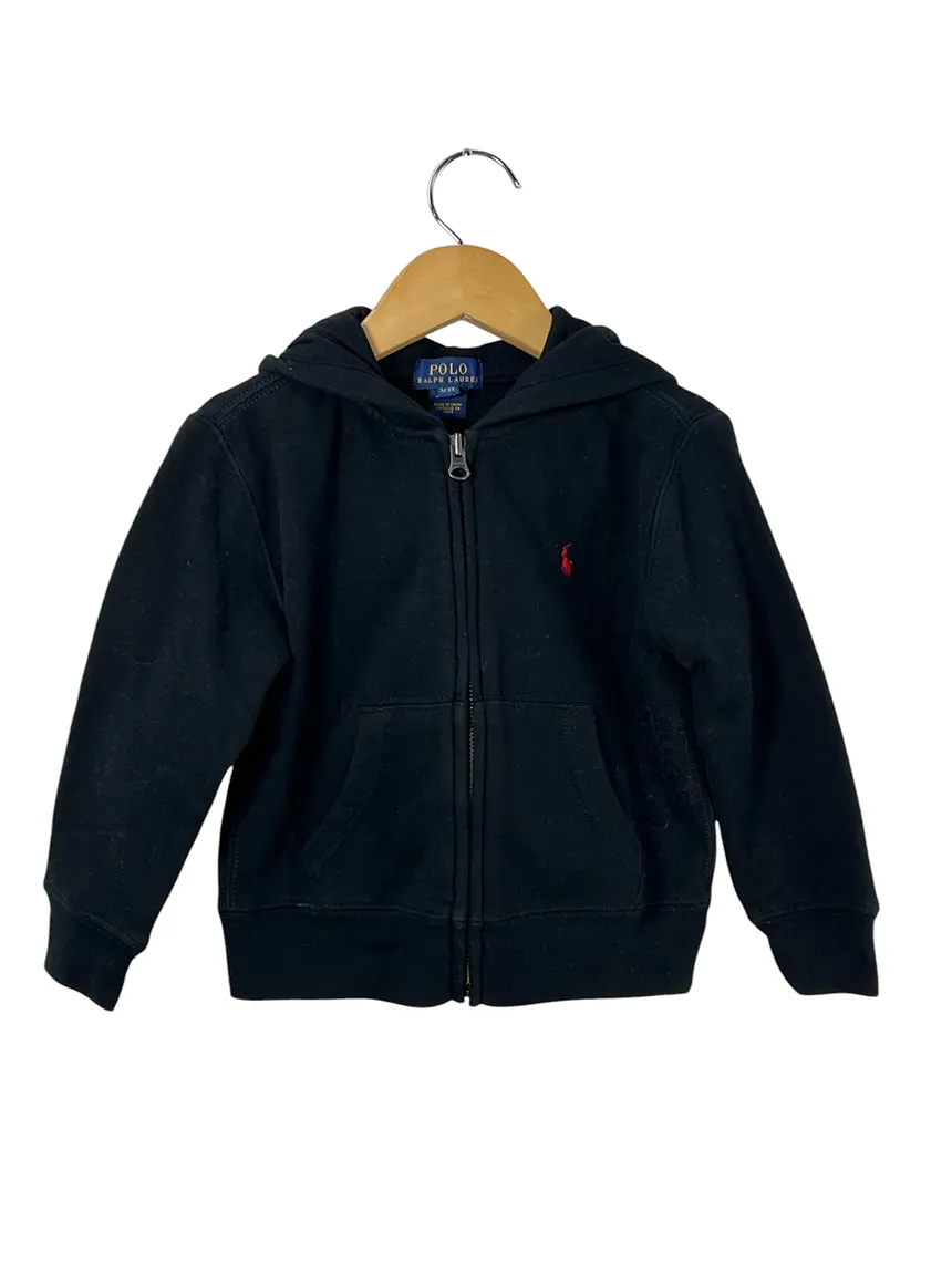 Casaco Polo Ralph Lauren Tecido Preto - CNSG12 Original | Etiqueta