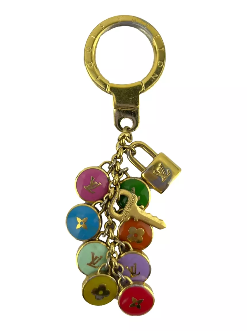 LOUIS VUITTON Pastilles Cles Key Chain Bag Charm 1295403