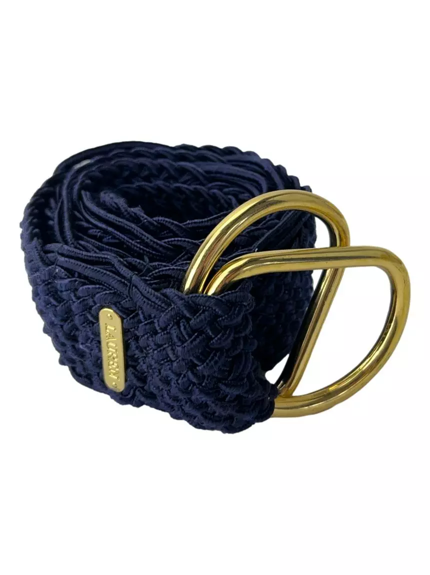 Cinto Braided Leather & Rope Belt